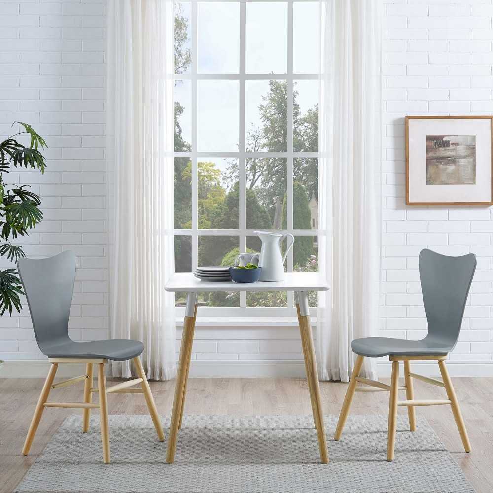 Cascade Dining Chair Set of 2, Gray