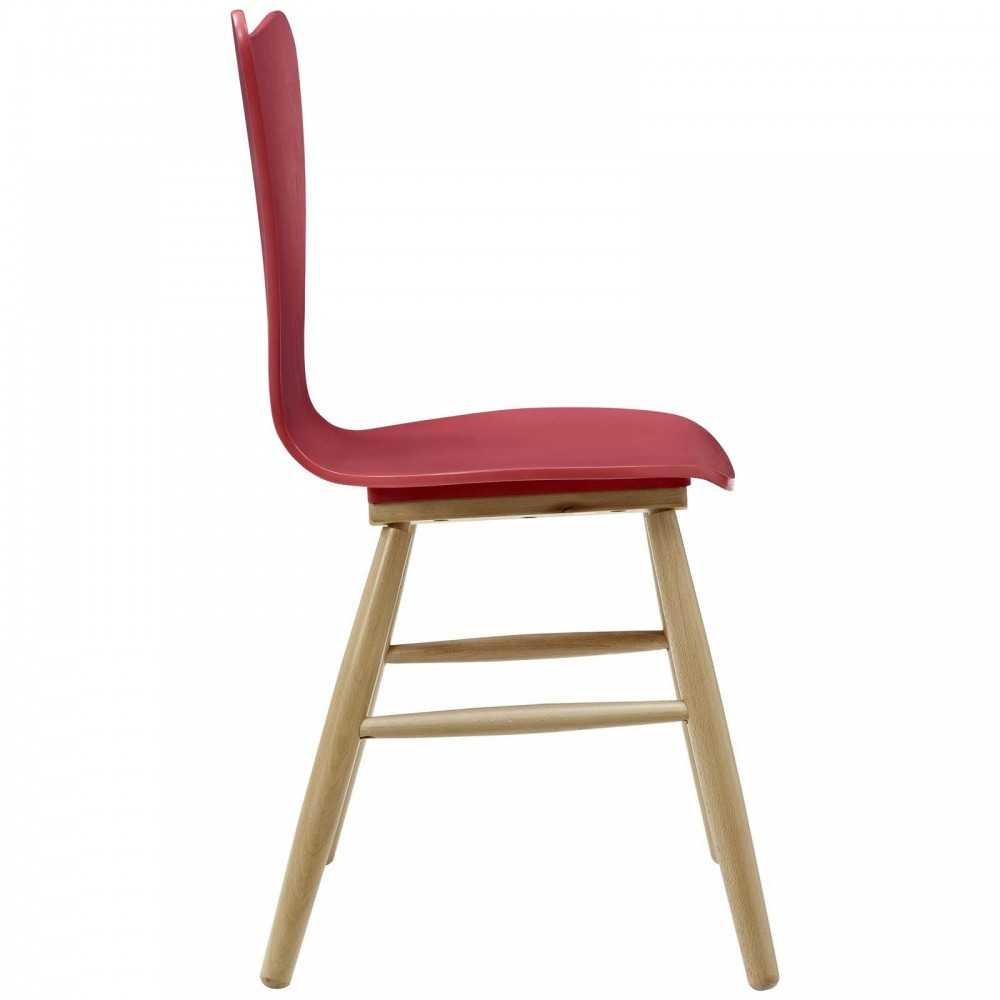 Cascade Dining Chair Set of 2, Red