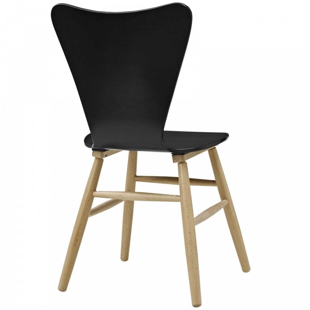 Cascade Dining Chair Set of 2, Black