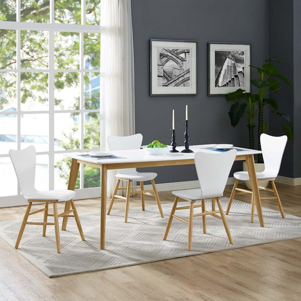 Cascade Dining Chair Set of 4, White