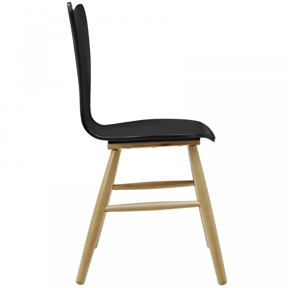 Cascade Dining Chair Set of 4, Black
