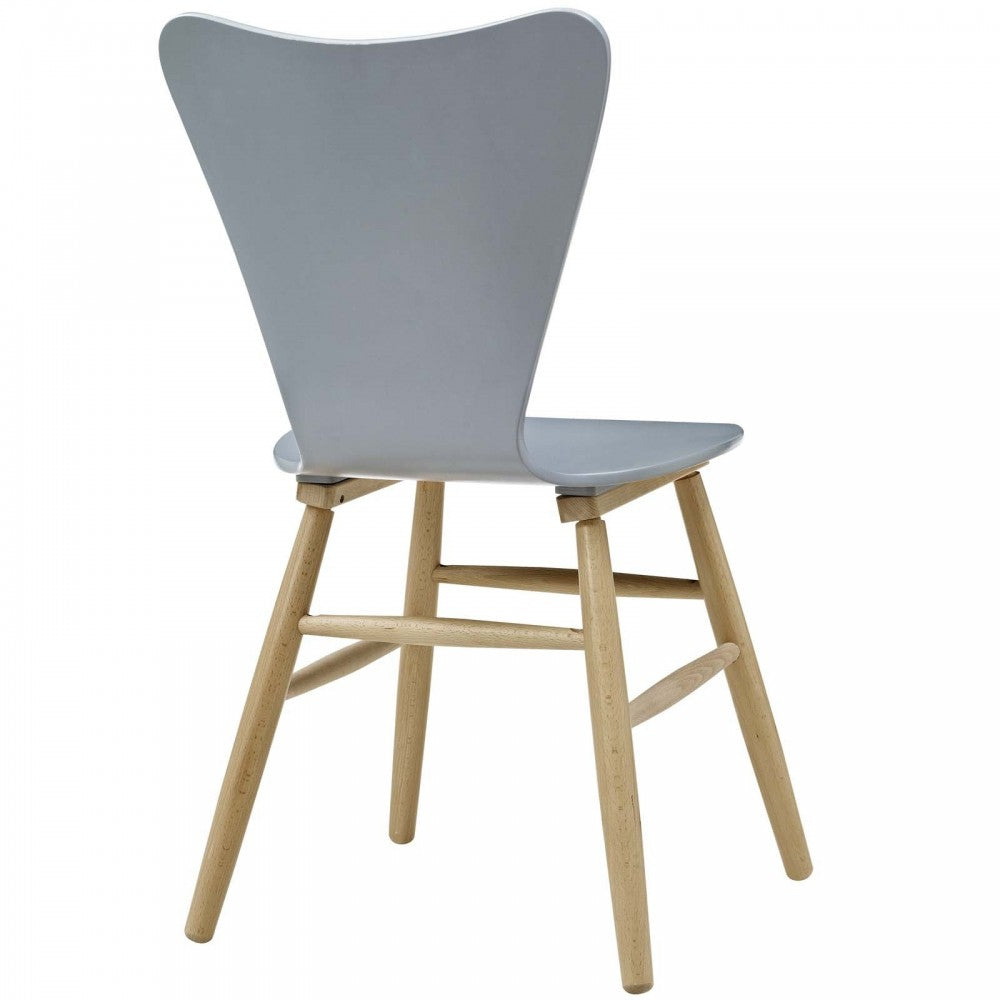 Cascade Wood Dining Chair, Gray