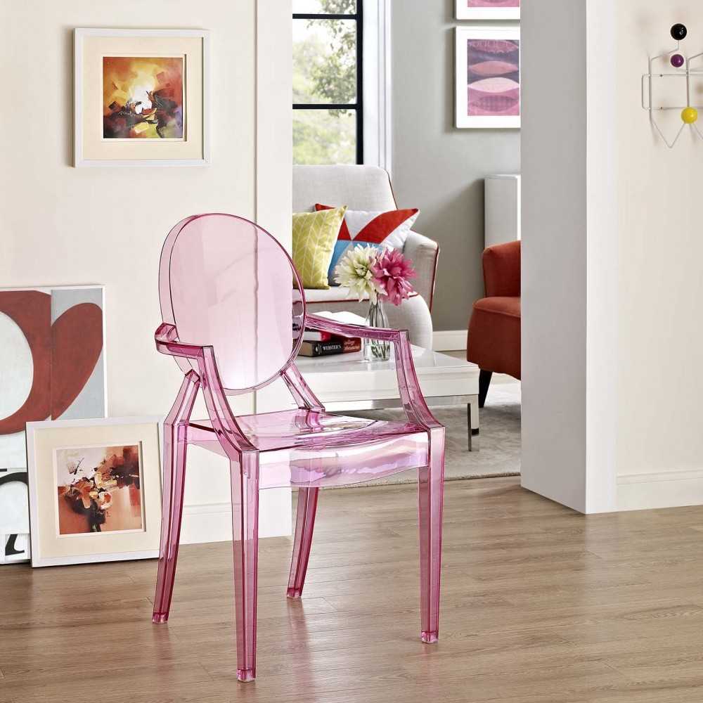 Casper Dining Armchair, Pink