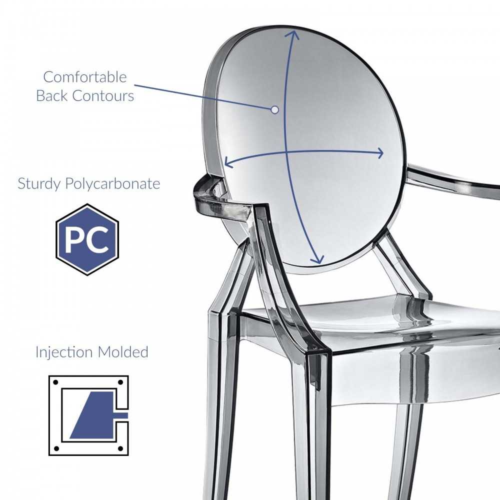 Casper Dining Armchair, Smoke