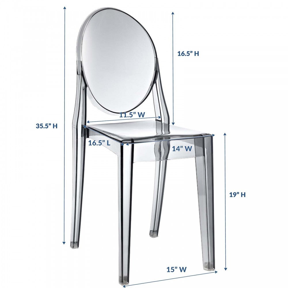 Casper Dining Side Chair, Smoke