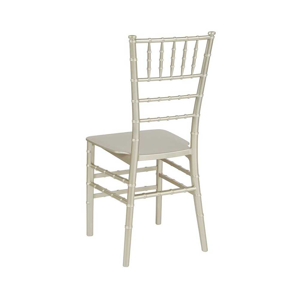 Champagne Resin Stacking Chiavari Chair