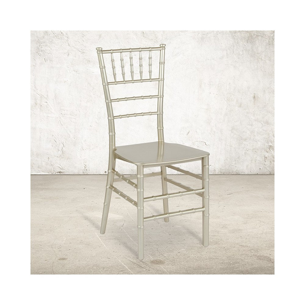 Champagne Resin Stacking Chiavari Chair