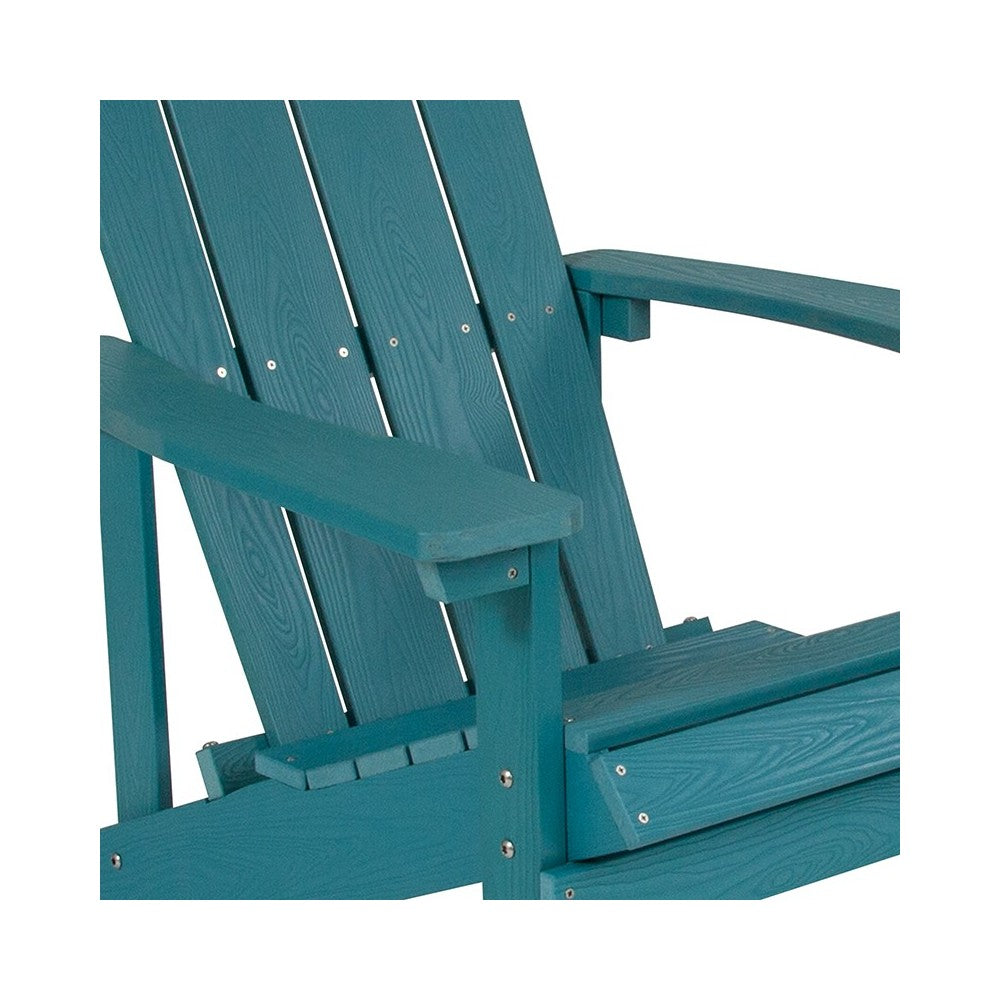 Charlestown All-Weather Adirondack Chair in Sea Foam Faux Wood