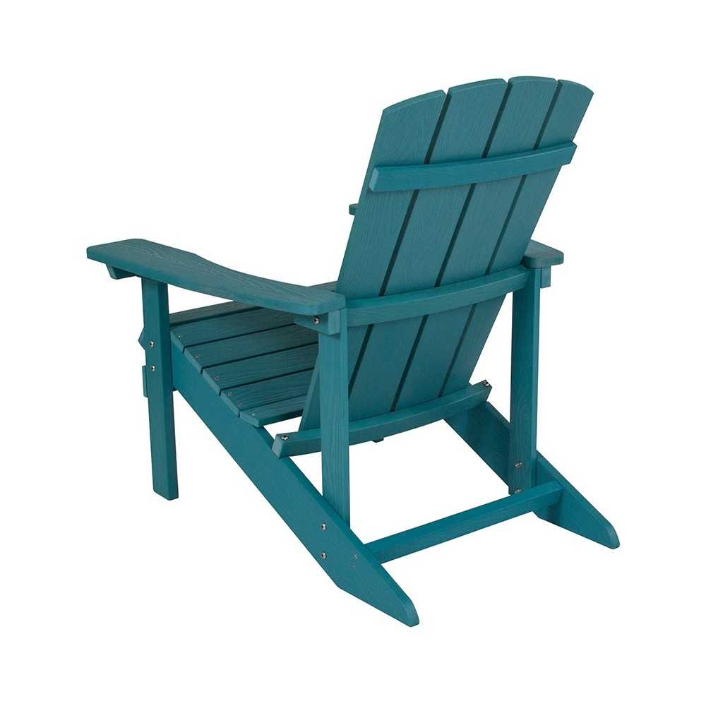 Charlestown All-Weather Adirondack Chair in Sea Foam Faux Wood