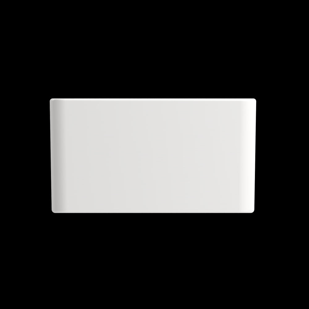 Classico Farmhouse Apron Front Fireclay 20 in. Single Bowl Kitchen Sink with Protective Bottom Grid and Strainer in White