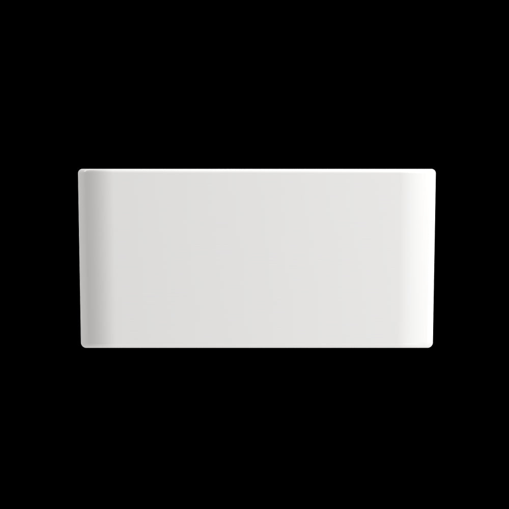 Classico Farmhouse Apron Front Fireclay 20 in. Single Bowl Kitchen Sink with Protective Bottom Grid and Strainer in White