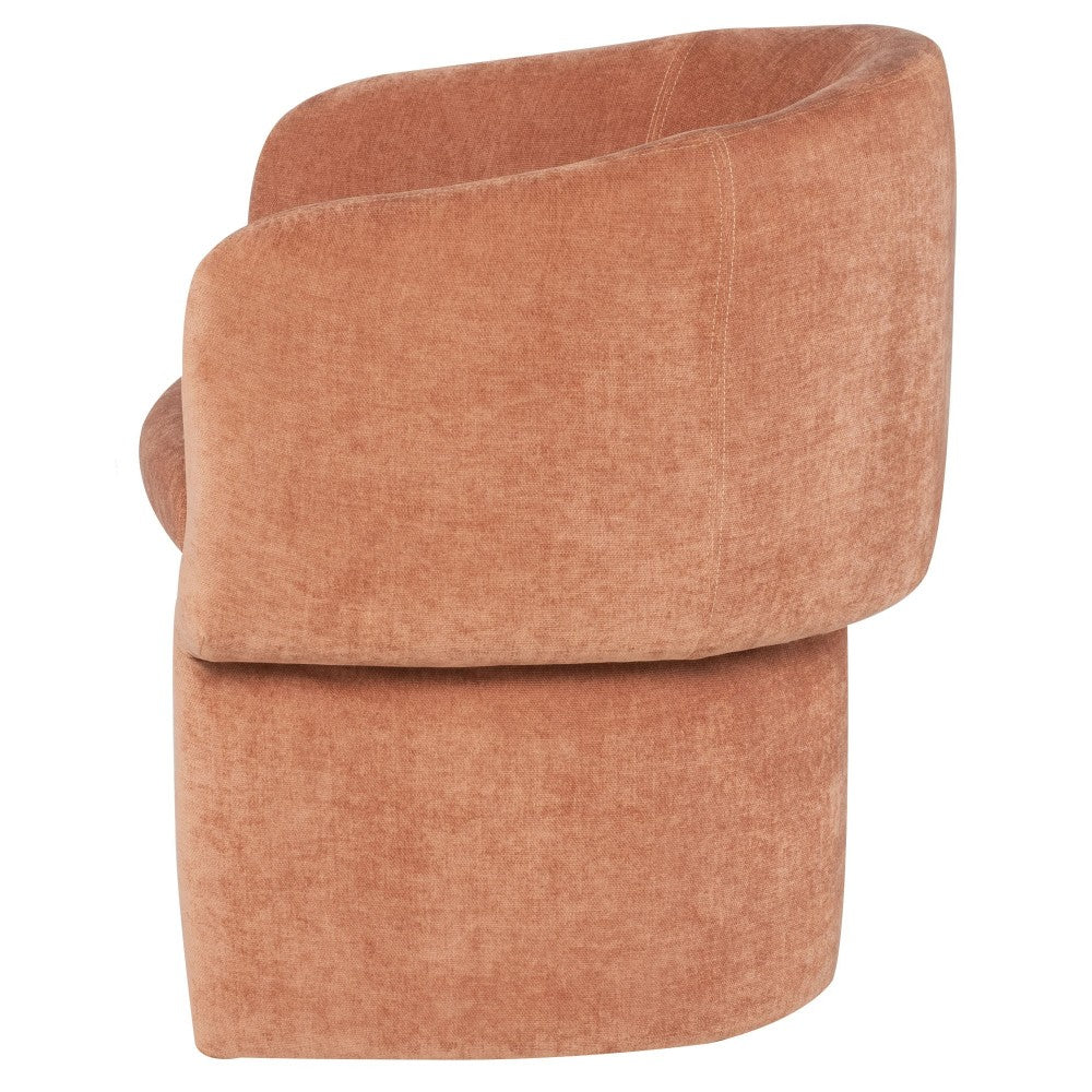 Clementine Nectarine Fabric Dining Chair