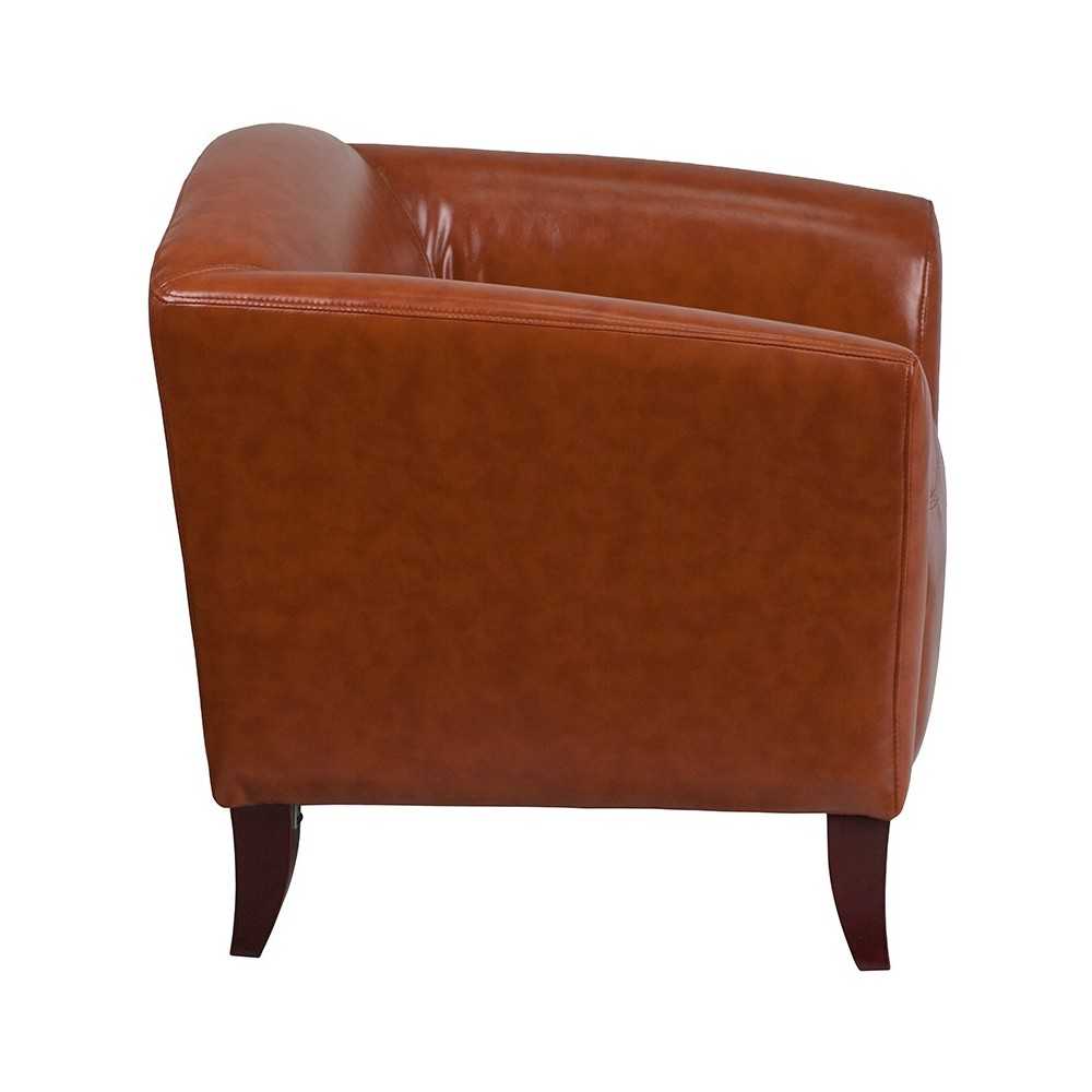 Cognac LeatherSoft Chair