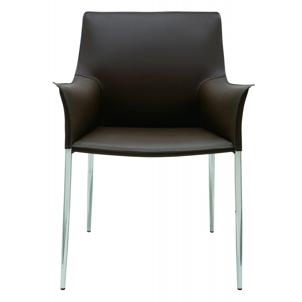 Colter Mink Leather Dining Chair, HGAR402