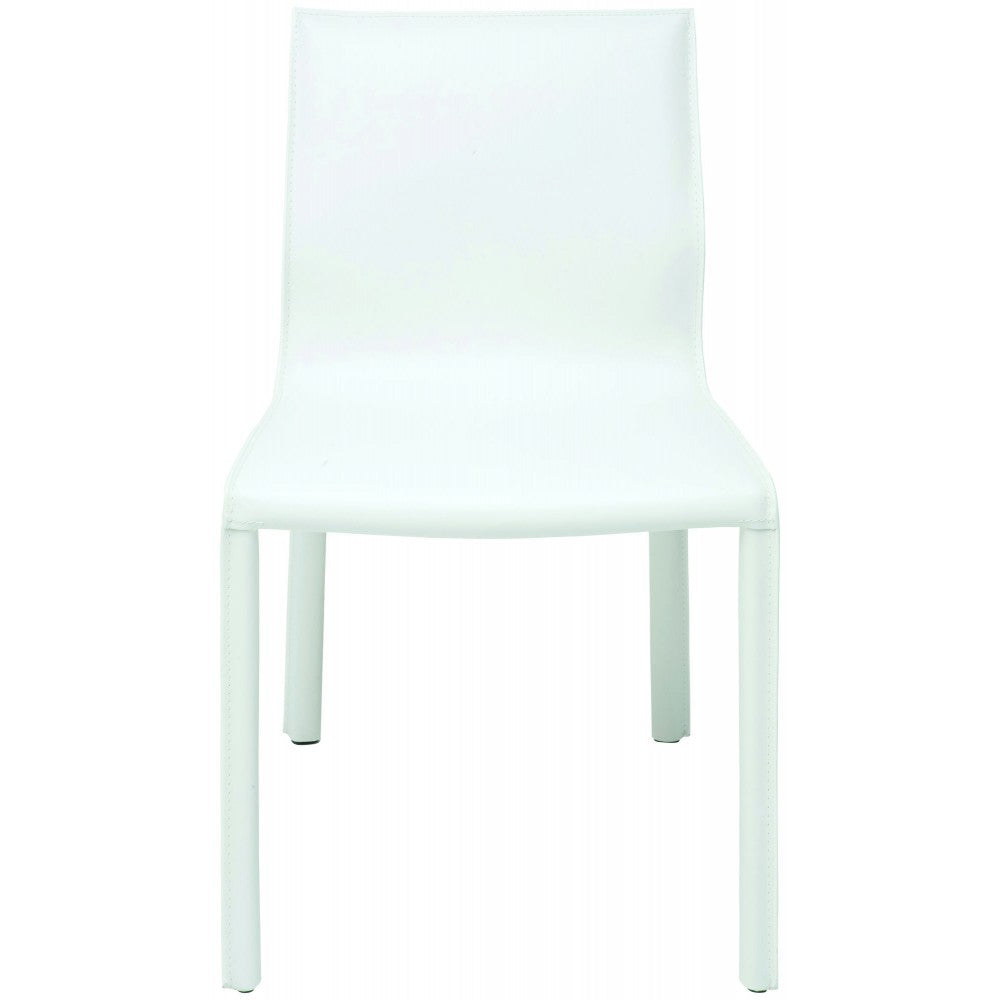 Colter White Leather Dining Chair, HGAR267