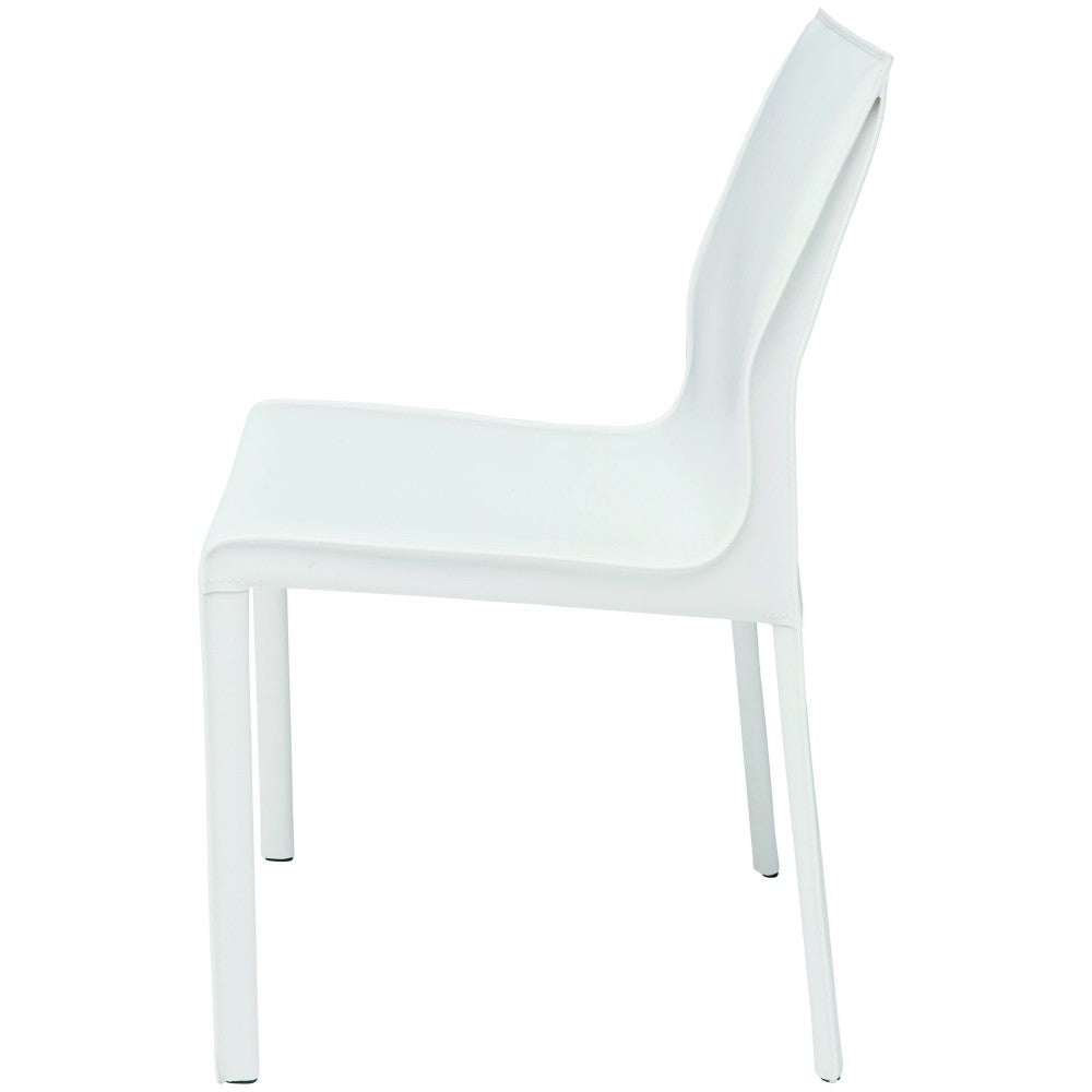 Colter White Leather Dining Chair, HGAR267