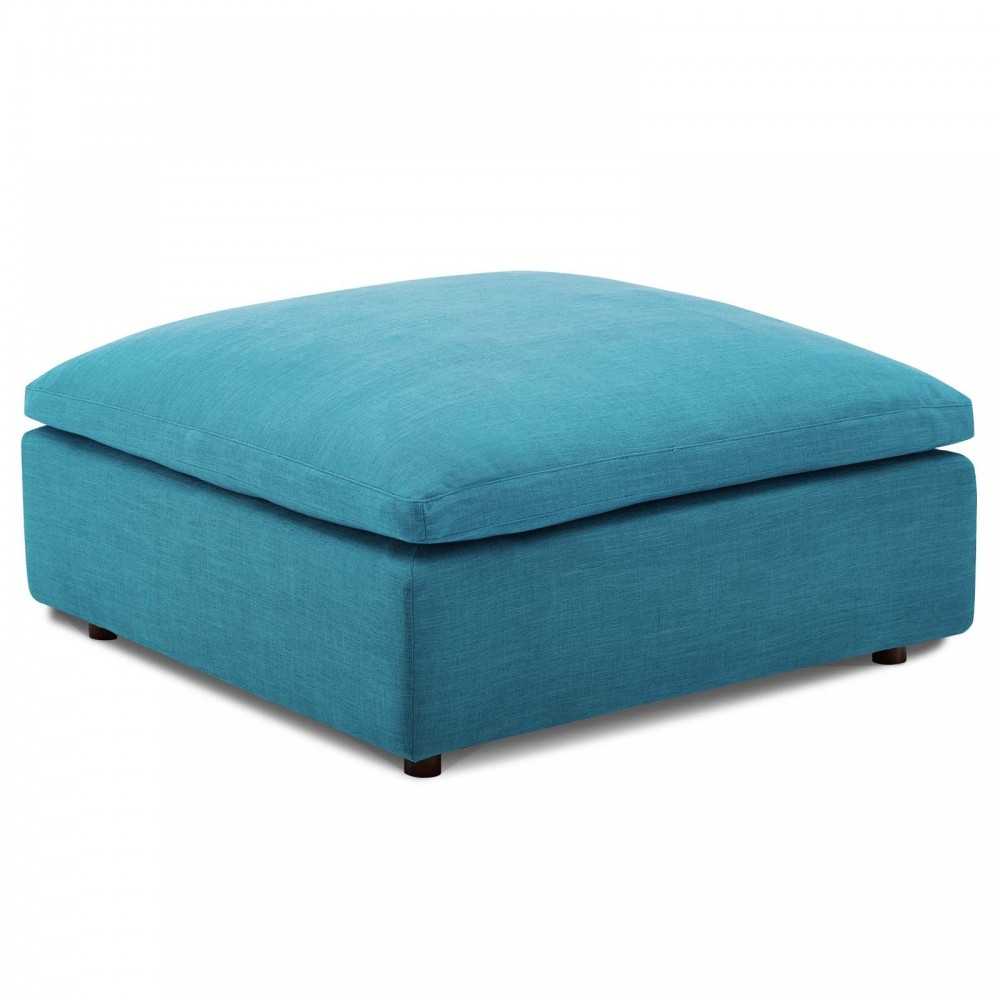 Commix Down Filled Overstuffed 6 Piece Sectional Sofa Set, Teal, EEI-3362-TEA