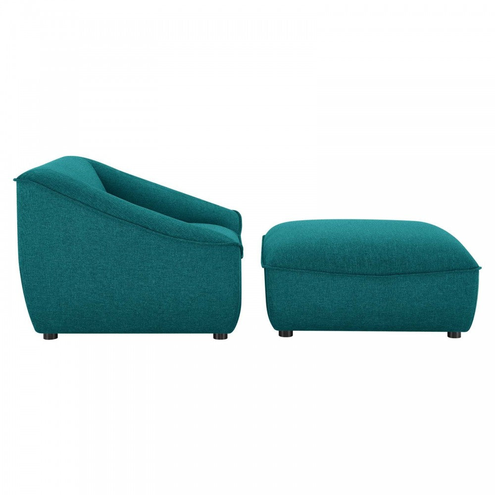 Comprise 2-Piece Living Room Set, Teal