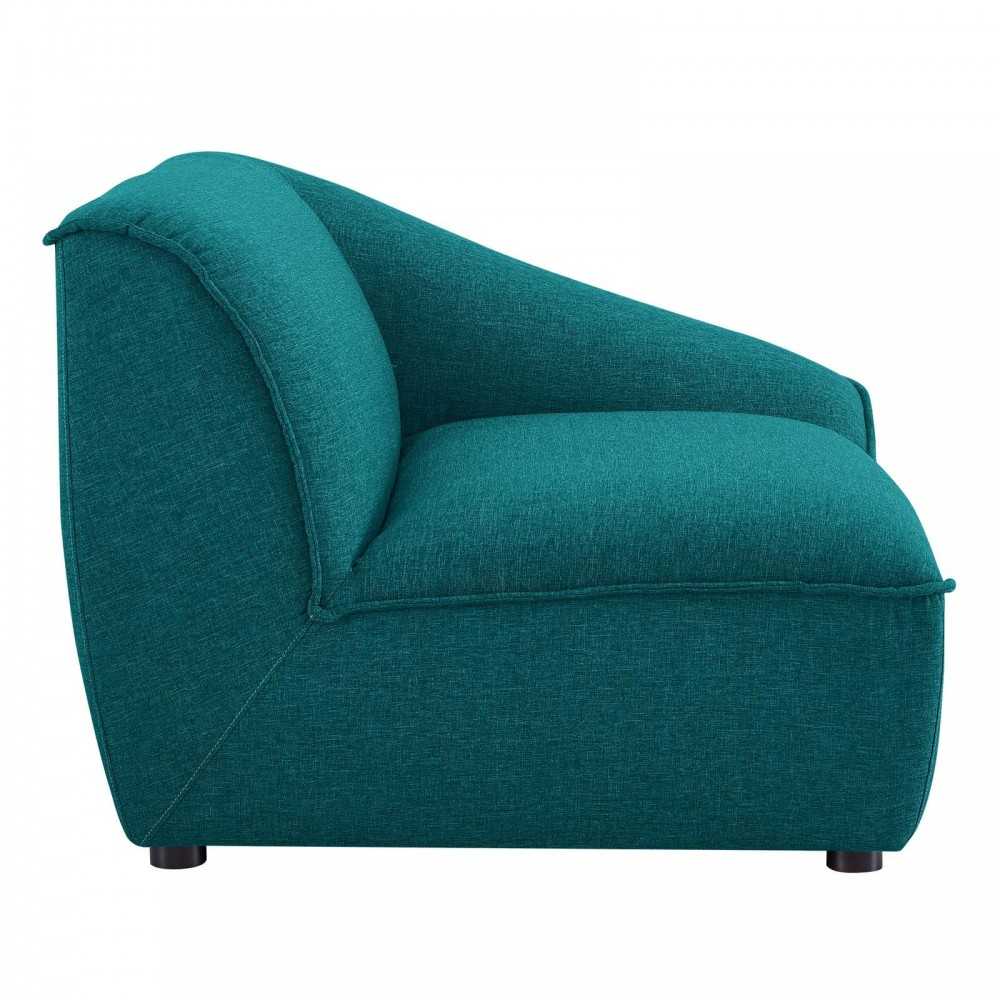 Comprise 5-Piece Living Room Set, Teal