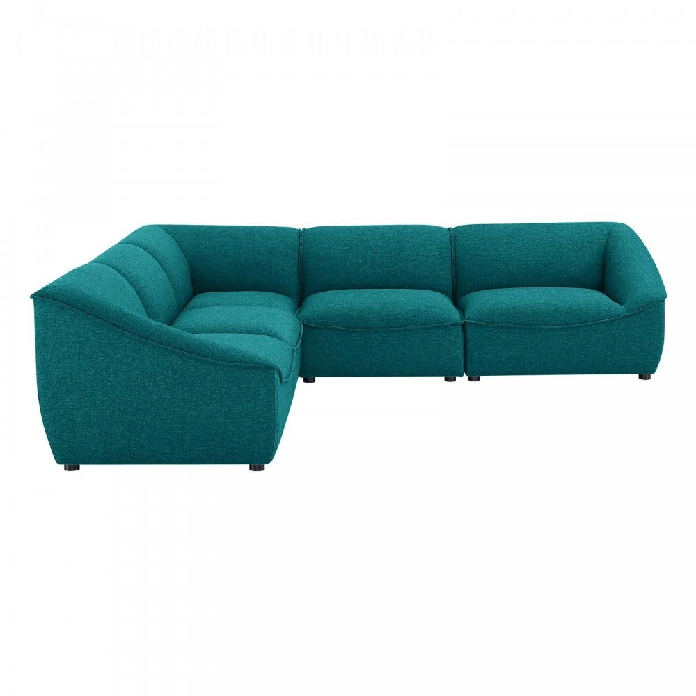 Comprise 5-Piece Sectional Sofa, Teal