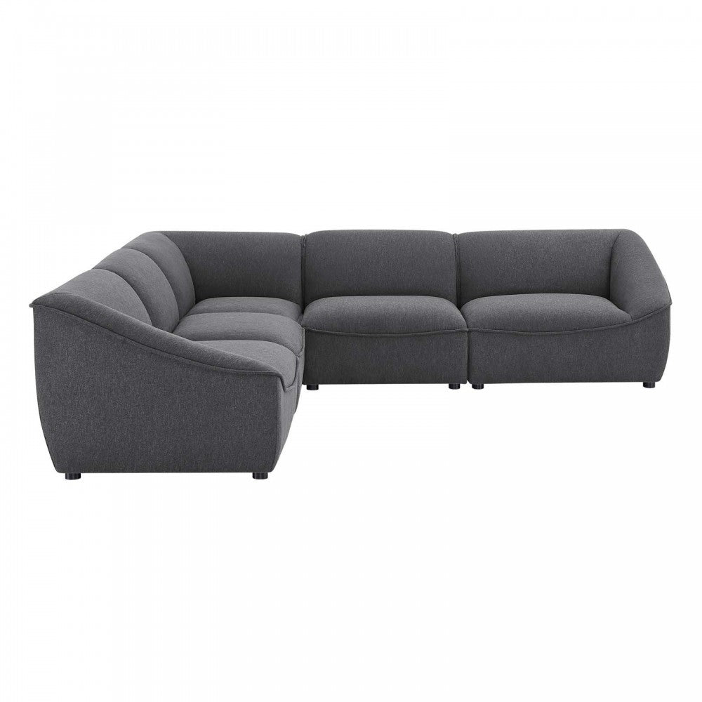 Comprise 5-Piece Sectional Sofa, Charcoal