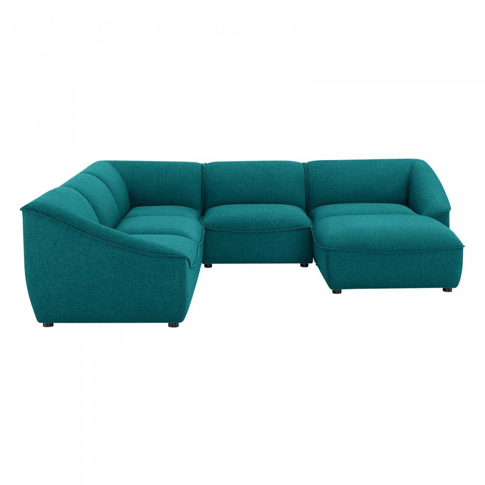 Comprise 6-Piece Sectional Sofa, Teal