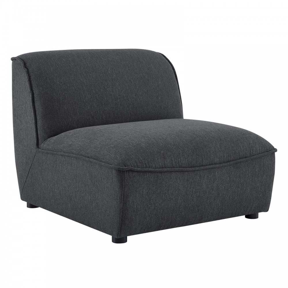 Comprise Armless Chair, Charcoal