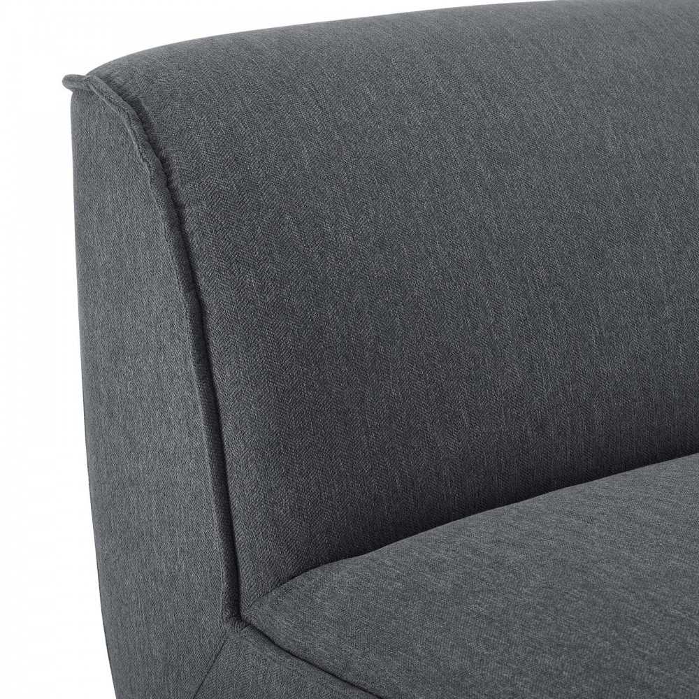 Comprise Armless Chair, Charcoal