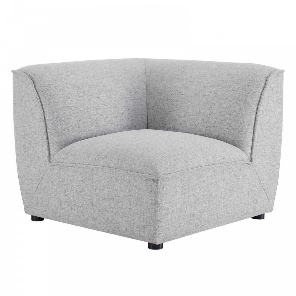 Comprise Corner Sectional Sofa Chair, Light Gray
