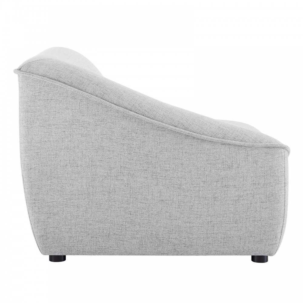 Comprise Left-Arm Sectional Sofa Chair, Light Gray
