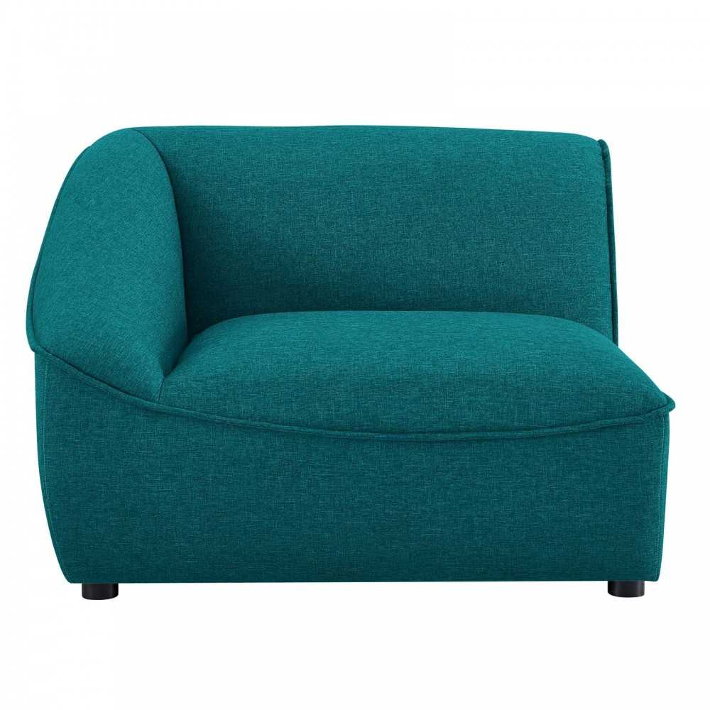 Comprise Left-Arm Sectional Sofa Chair, Teal