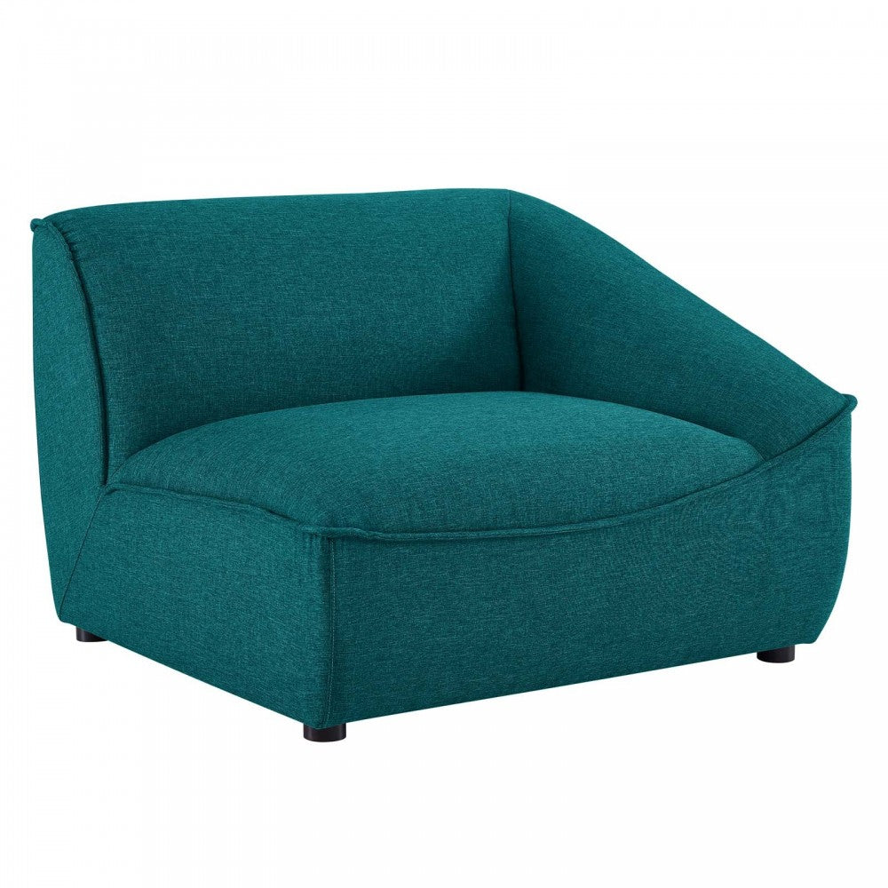 Comprise Right-Arm Sectional Sofa Chair, Teal