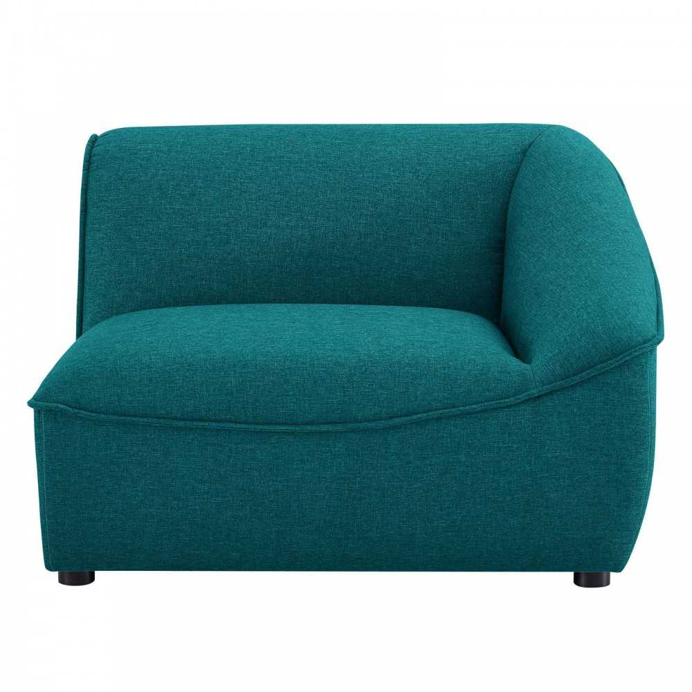 Comprise Right-Arm Sectional Sofa Chair, Teal