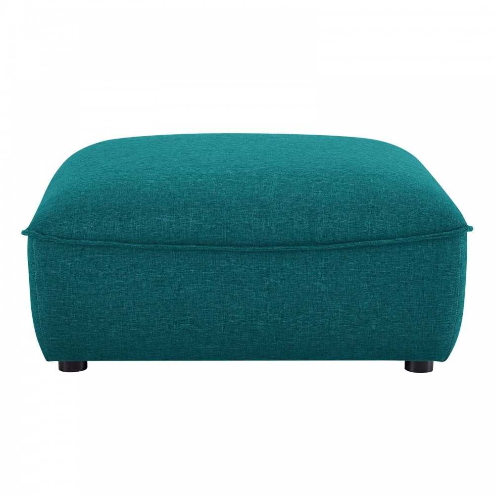 Comprise Sectional Sofa Ottoman, Teal