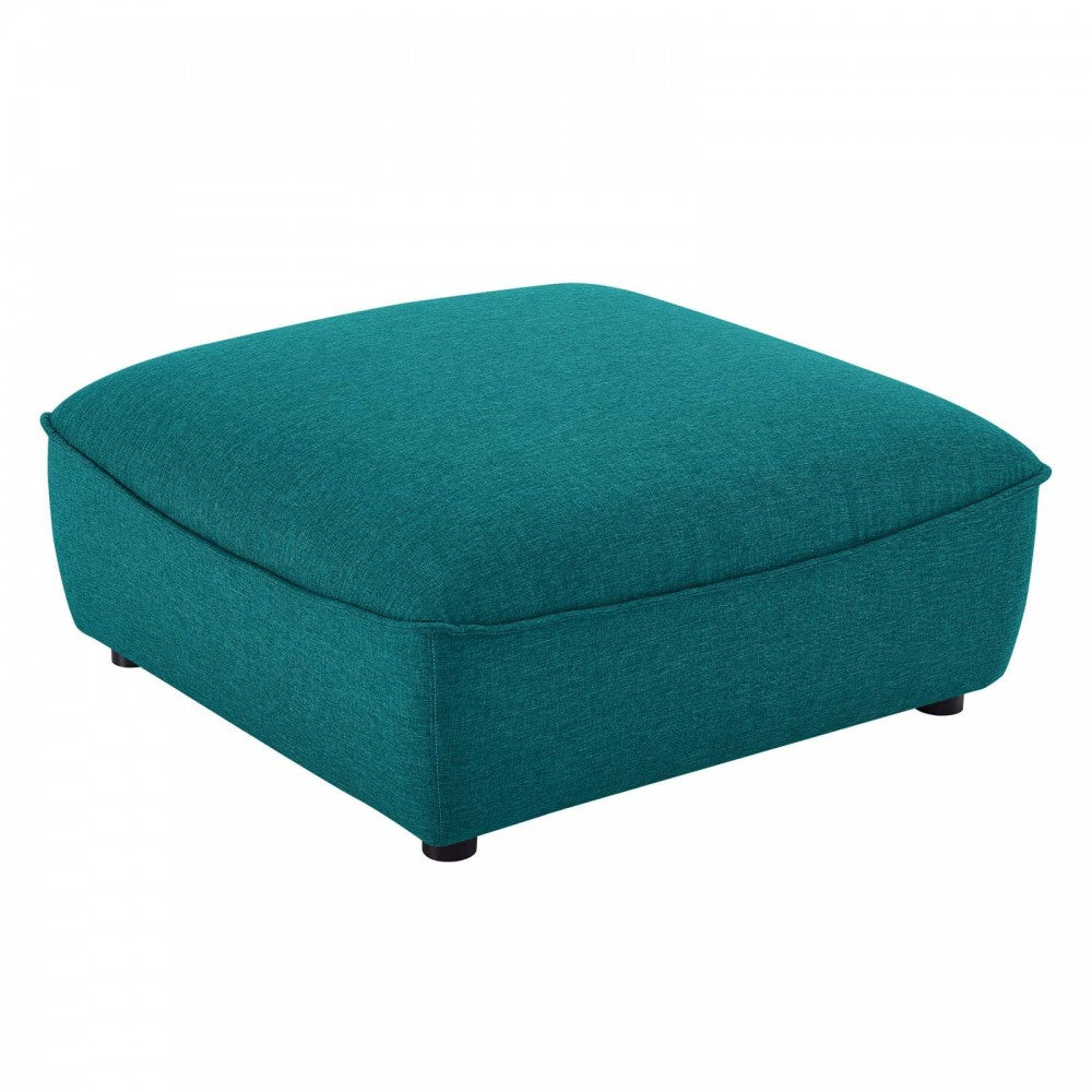 Comprise Sectional Sofa Ottoman, Teal
