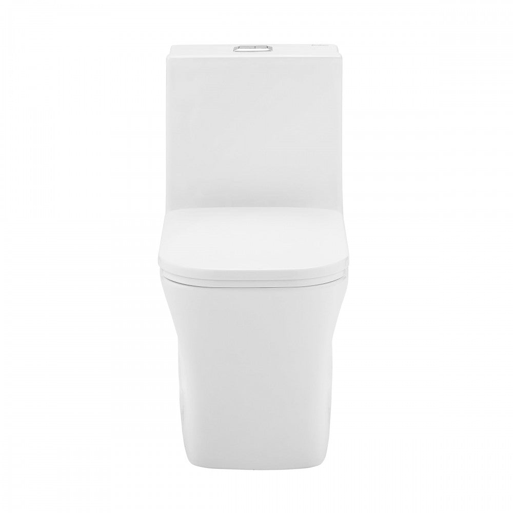 Concorde One Piece Square Toilet Dual Flush 1.1/1.6 gpf with 10" Rough In
