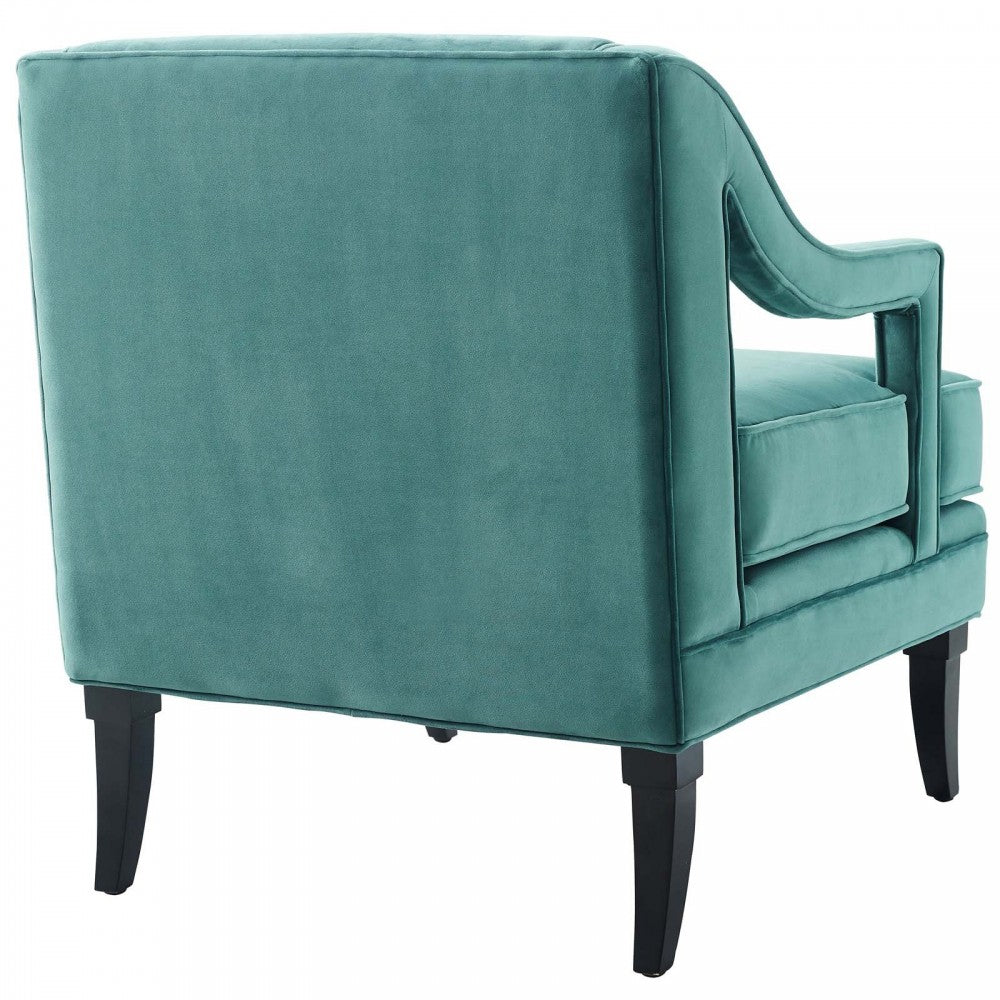 Concur Living Room Set Performance Velvet Set of 2, Teal, EEI-4024-TEA-SET