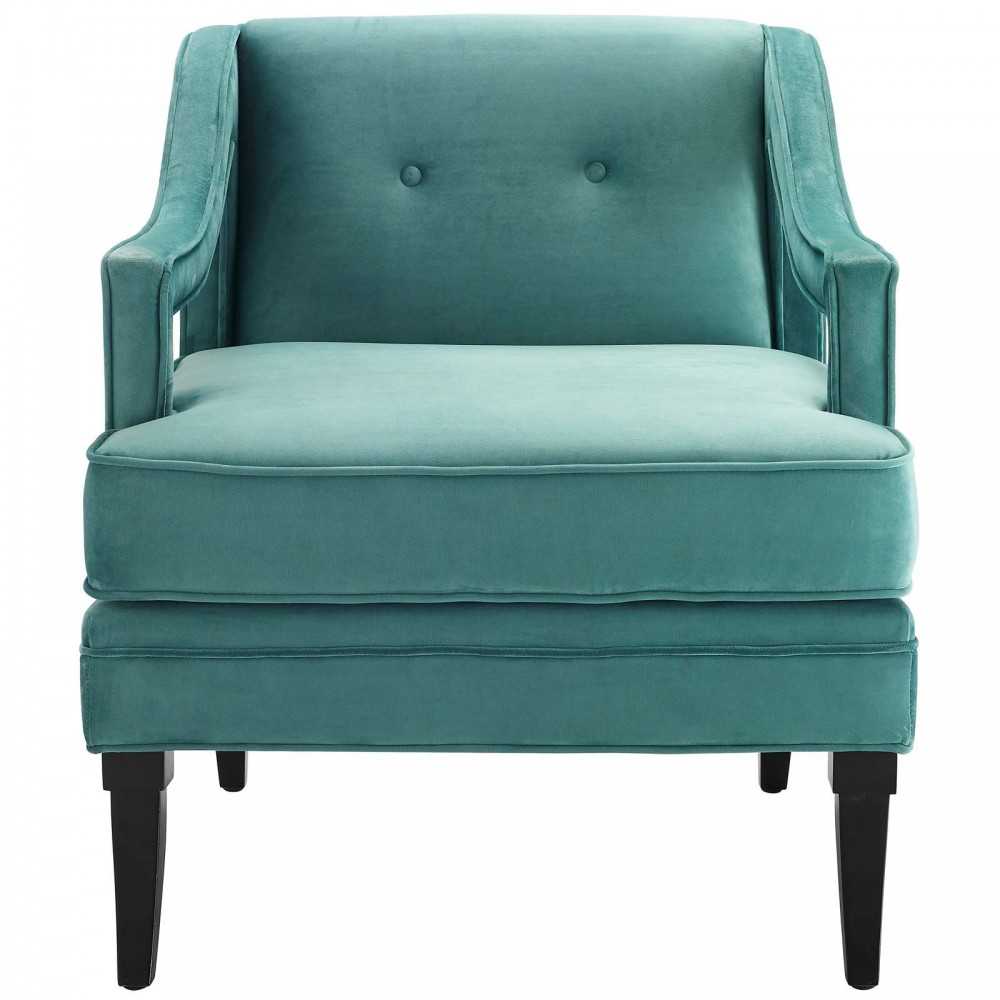 Concur Living Room Set Performance Velvet Set of 2, Teal, EEI-4024-TEA-SET
