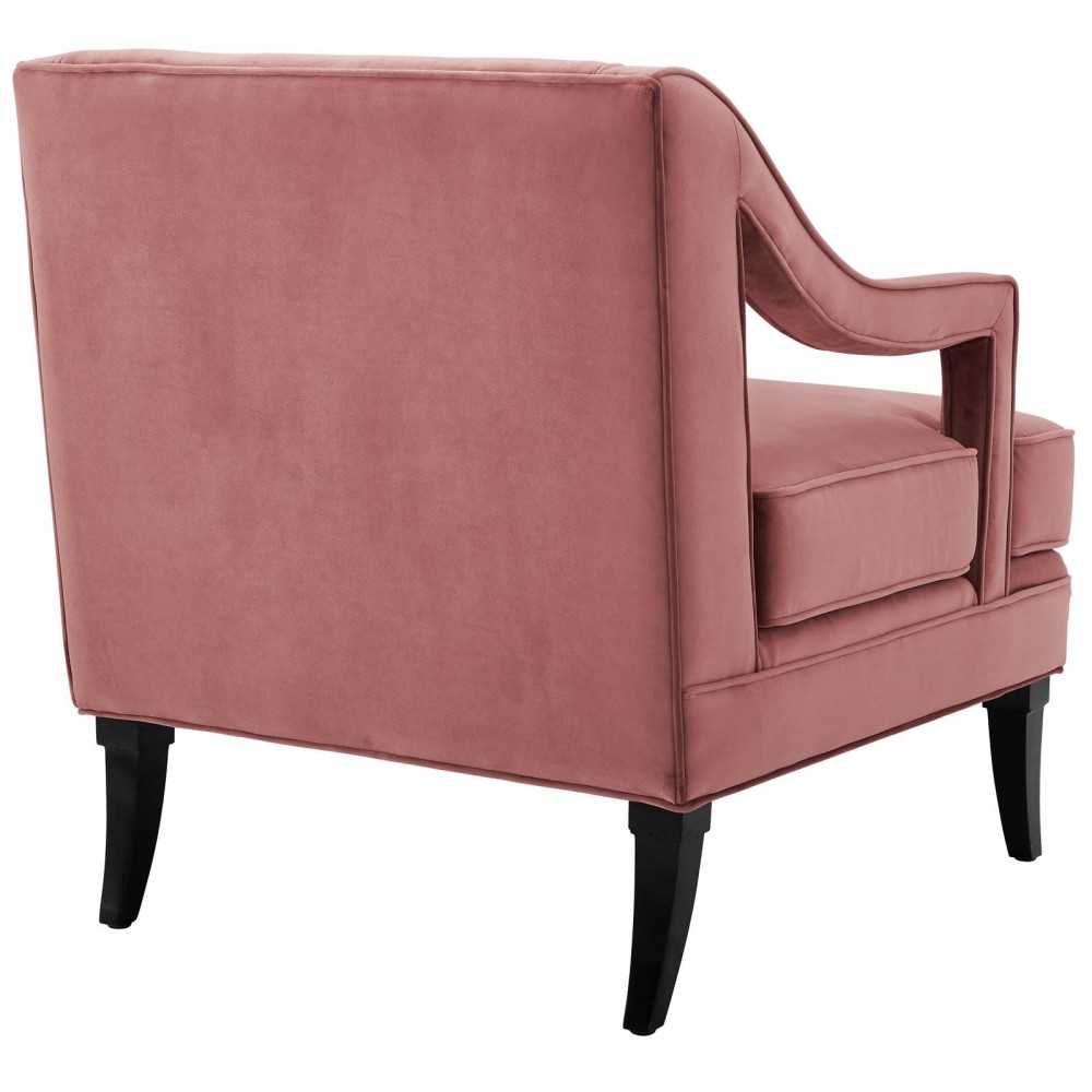 Concur Living Room Set Performance Velvet Set of 2, Dusty Rose, EEI-4026-DUS