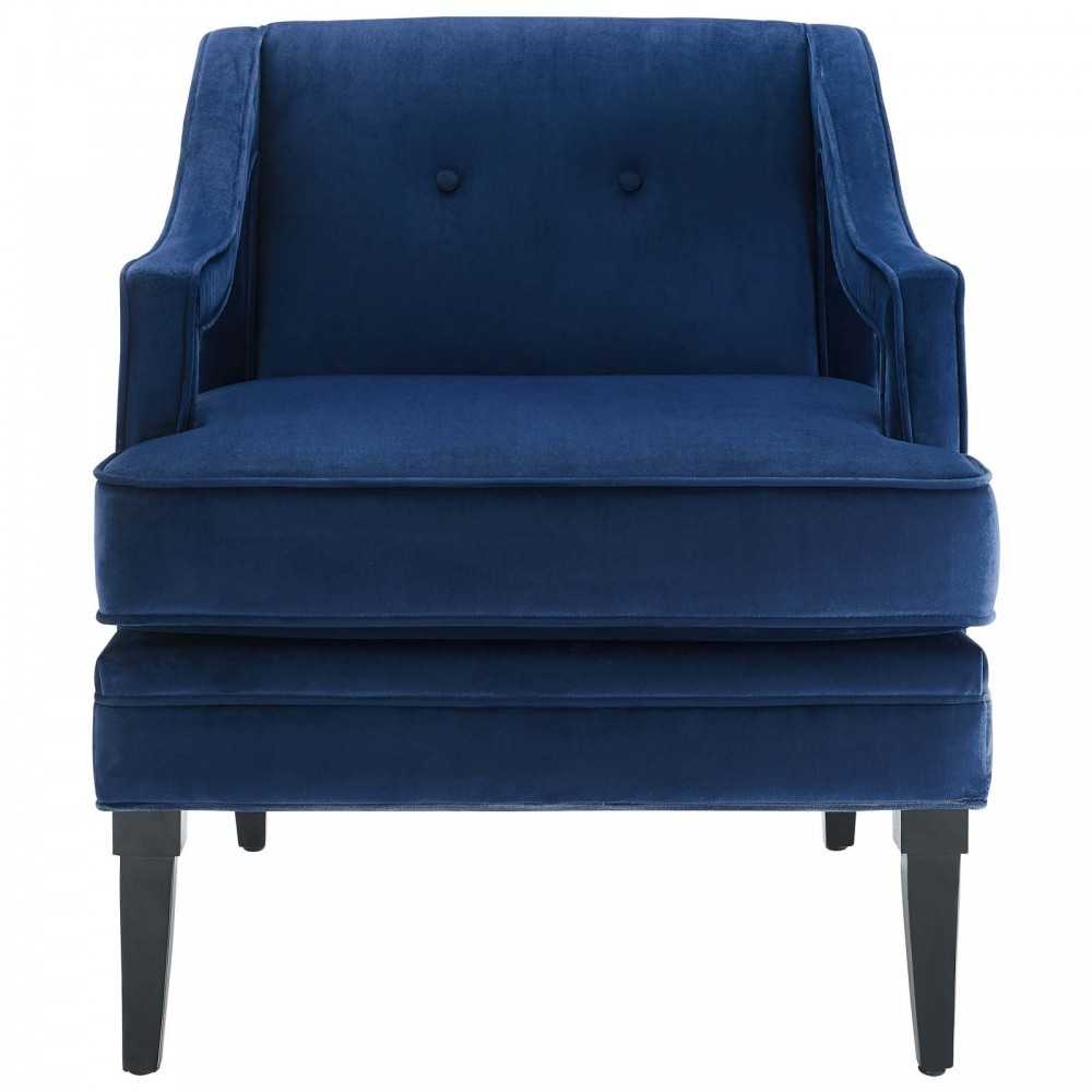 Concur Living Room Set Performance Velvet Set of 2, Navy, EEI-4026-NAV
