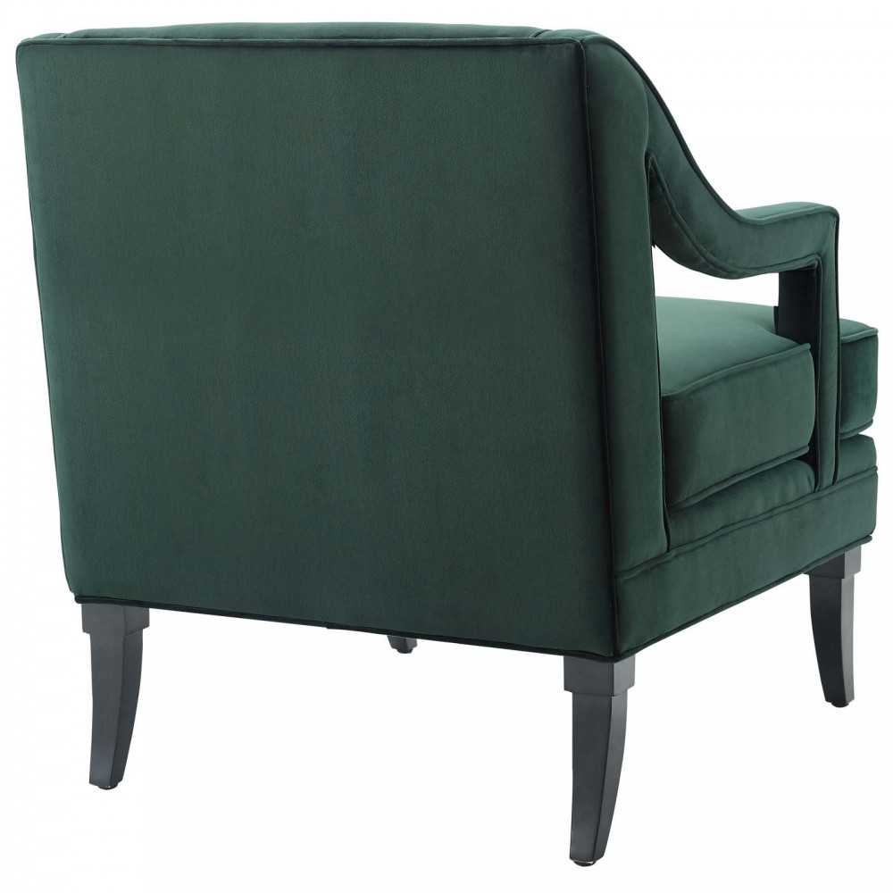 Concur Living Room Set Performance Velvet Set of 3, Green