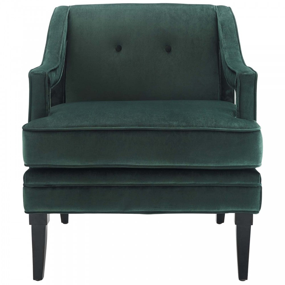 Concur Living Room Set Performance Velvet Set of 3, Green