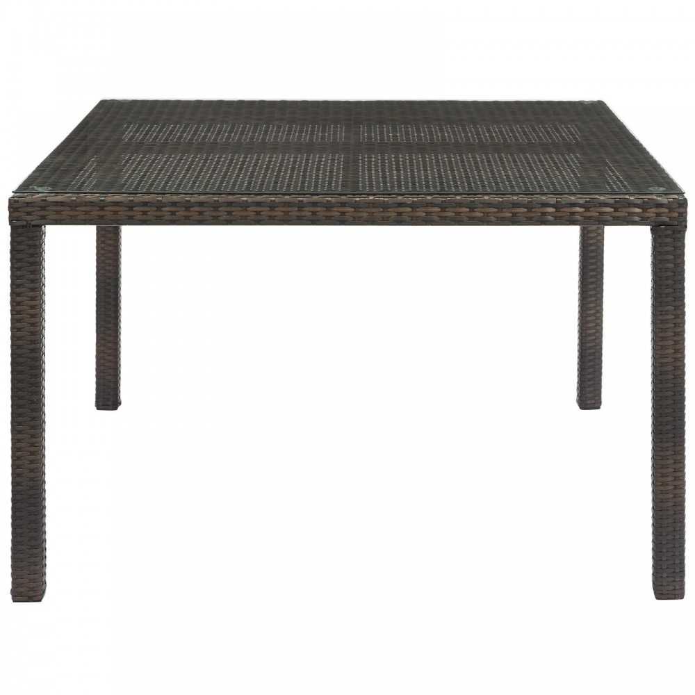 Conduit 47" Outdoor Patio Wicker Rattan Dining Table