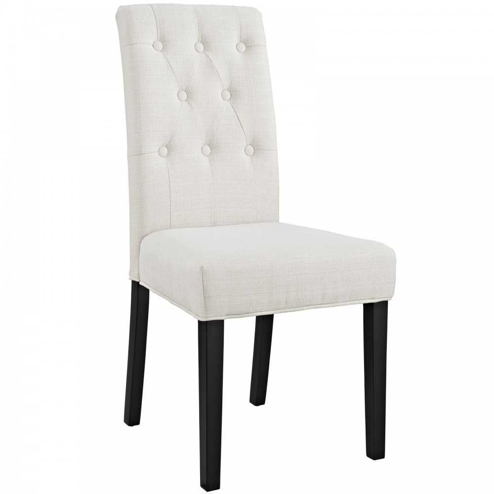Confer Dining Fabric Side Chair, Beige