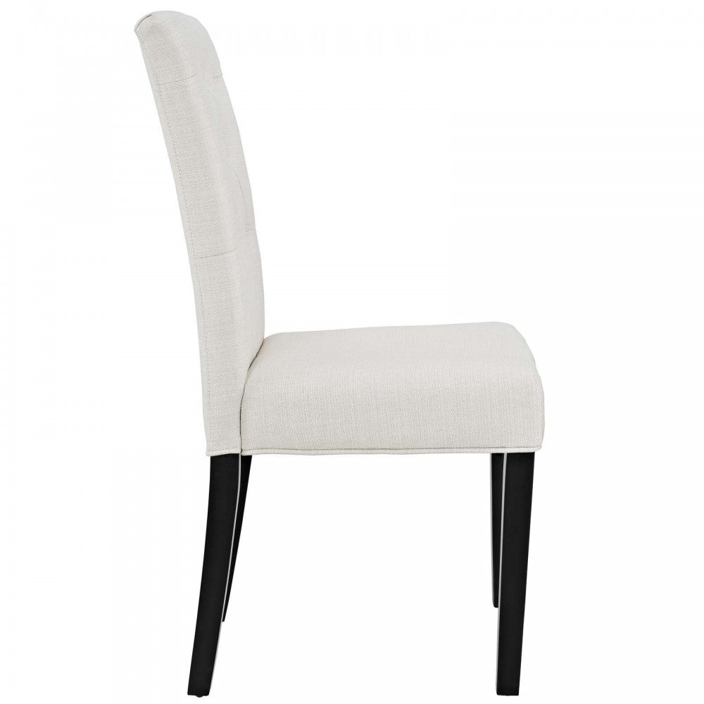 Confer Dining Side Chair Fabric Set of 4, Beige