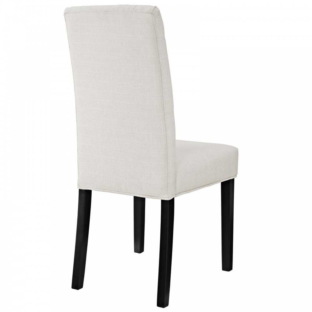 Confer Dining Side Chair Fabric Set of 4, Beige