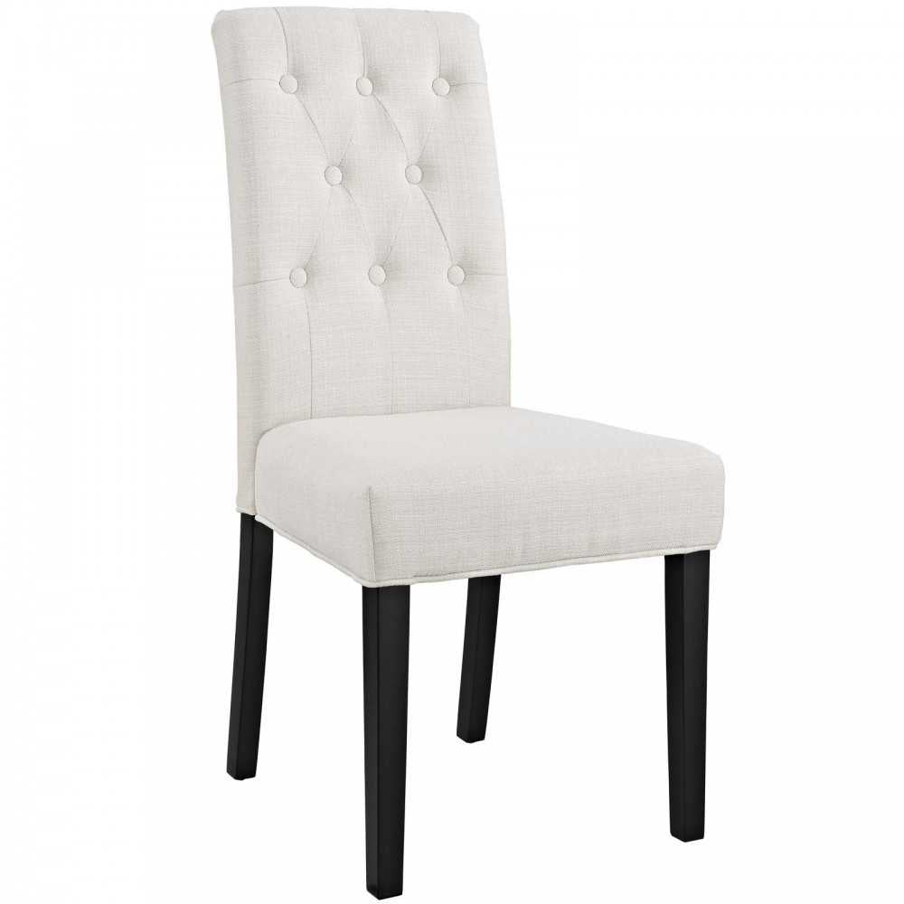 Confer Dining Side Chair Fabric Set of 4, Beige