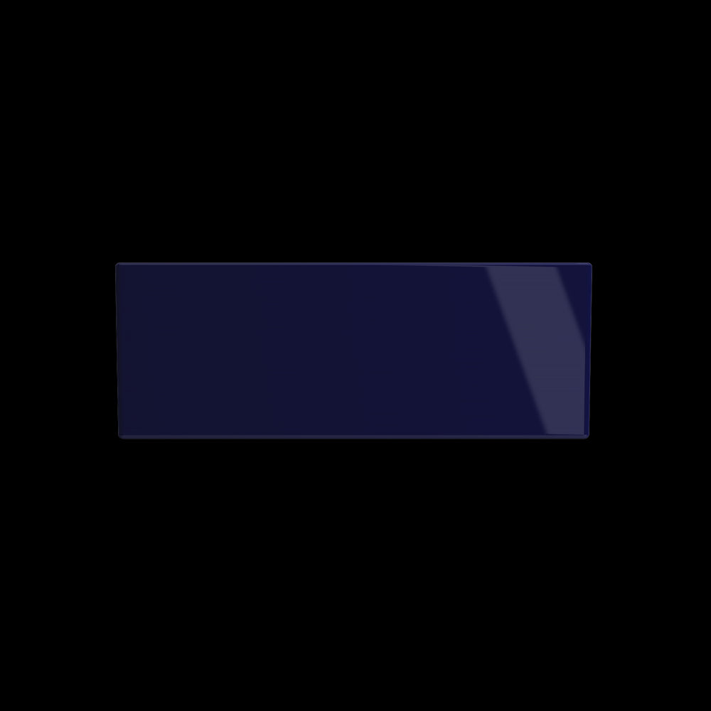 Contempo Step-Rim Apron Front Fireclay 27 in. in Sapphire Blue