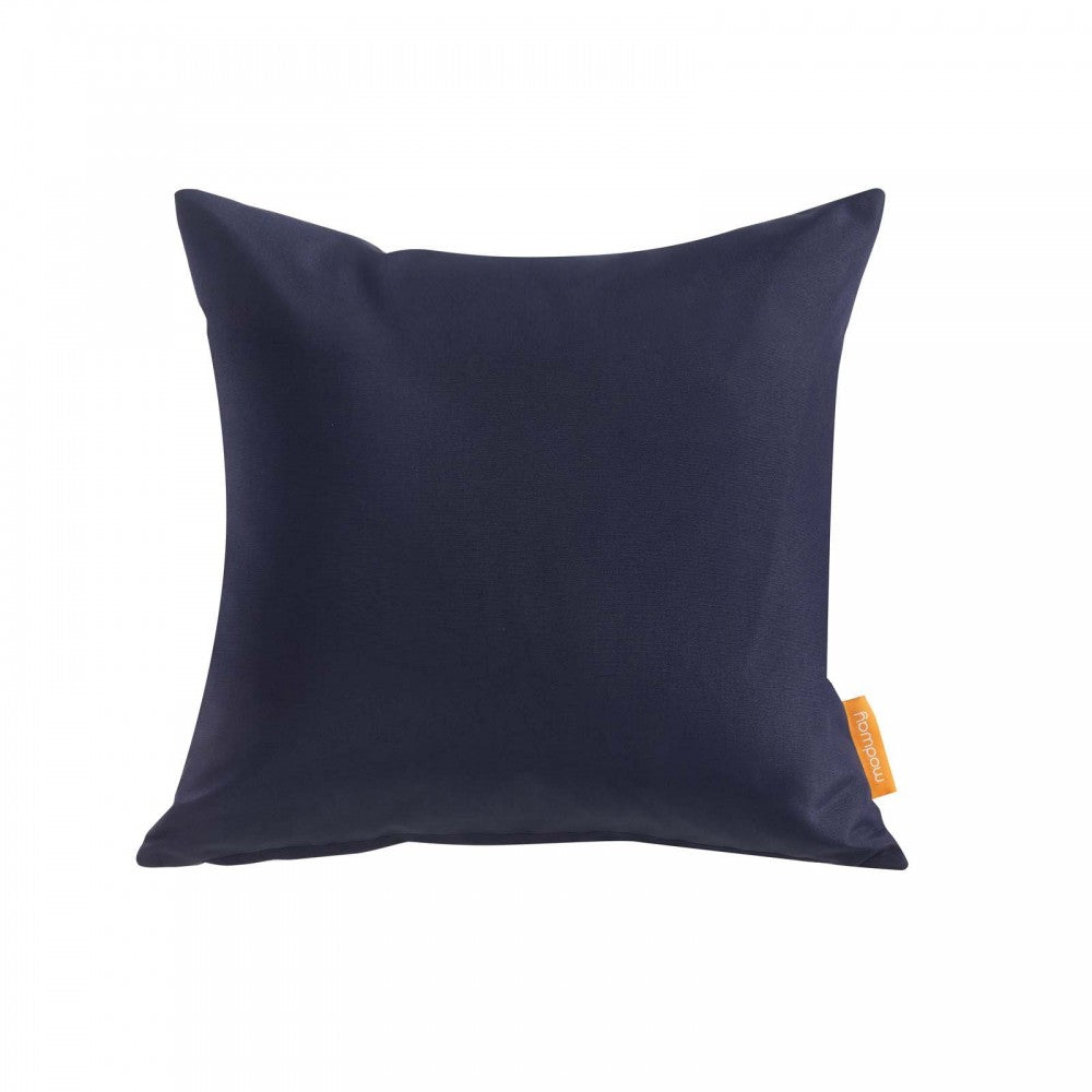Convene Two Piece Outdoor Patio Pillow Set, Navy