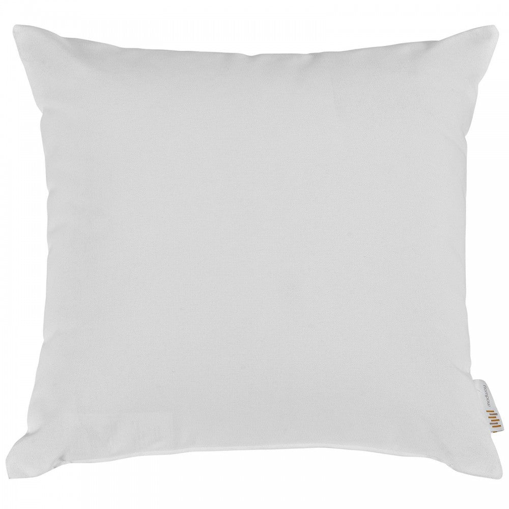 Convene Two Piece Outdoor Patio Pillow Set, White